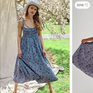 Azure maxi dress free people